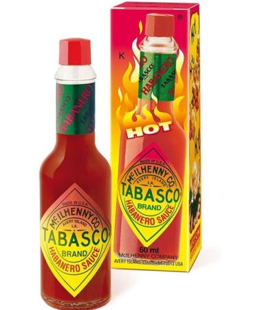 Tabasco Habanero Hot Sauce 60ml - Pack of 6 - Buy Online on GoSupps.com