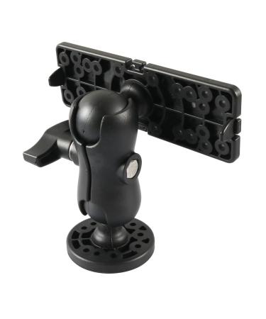 Sirxlevcy Marine Boat Fish Finder Mount 360 Degree Depth Sounder Base Bracket Universal Fish Finder Bracket GPS MAP Plate