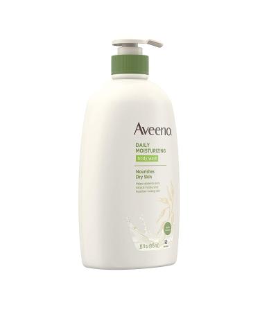 Aveeno Active Naturals Daily Moisturizing Body Wash - 33 FL OZ (975 mL) - Pack of 2 Bottles - Buy Online on GoSupps.com
