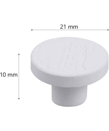 VILLCASE 10pcs Coral Frag Plug - Acrylic Aquarium Coral Rack Holder Base & Stand | White Aquarium Accessories - Buy Online on GoSupps.com