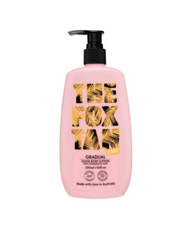 The Fox Tan Gradual Glow Body Lotion Moisturizing Self-Tanning Lotion With Hyaluronic Acid For A Natural Streak-Free Tan Vegan & Cruelty Free 300mL Gradual Tan Body Lotion