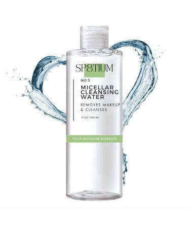 Micellar Cleansing Water Makeup Remover 500ml - The Perfect Face Cleanser For Your Skincare (500ml)