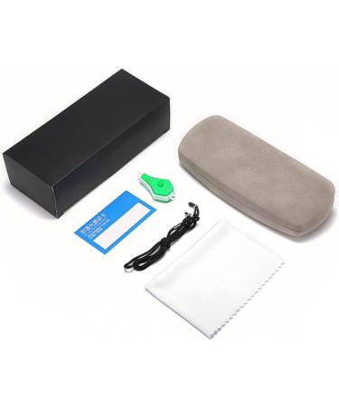 Buy Eyephd Men's Ultralight Anti-Blue Light Reading Glasses - Retro Round Frame Aspherical Lens Diopter +1.0 to +3.0 - Shop Internationally! - Buy Online on GoSupps.com