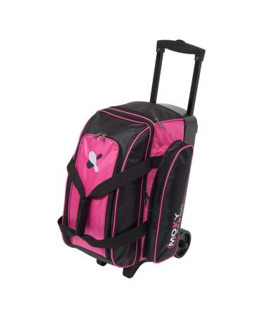 Moxy Bowling Products Double Roller Bowling Bag- Pink/Black
