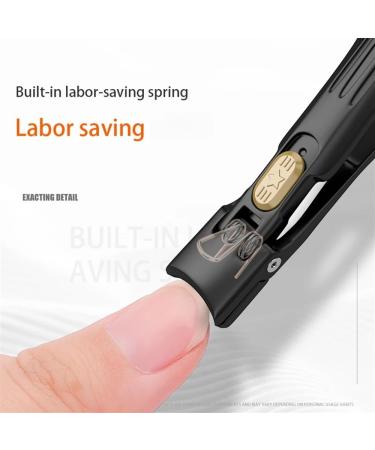 Stainless Steel Nail Clippers with Lock Anti-Splash Large Opening Nail Clippers Single Large Special Nail Clippers (Color : Slivery Gift Box) - Buy Online on GoSupps.com
