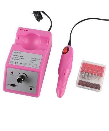 Nail Drill Electric Nail Drills Pedicure Tools Manicure Grinder for Acrylic Gel Nails Home Pink Nail Buffer Manicure Pedicure Polishing Tools