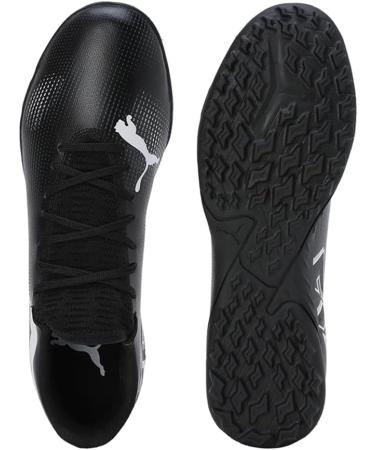 PUMA Men's Future 7 Play TT Soccer Shoe - Size 45 EU - Black & White - International Shipping Available - Buy Online on GoSupps.com