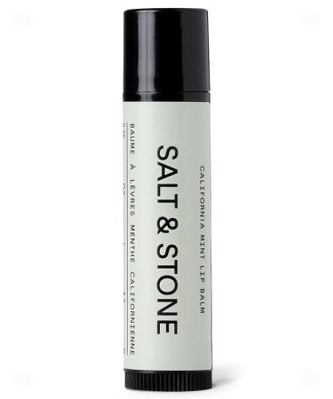 SALT & STONE California Mint Lip Balm | Natural  Moisturizing  Hydrating Long Lasting Lip Balm | Restores Dry Cracked Lips | Cruelty-Free  Gluten-Free | Made in USA 1 Count (Pack of 1)