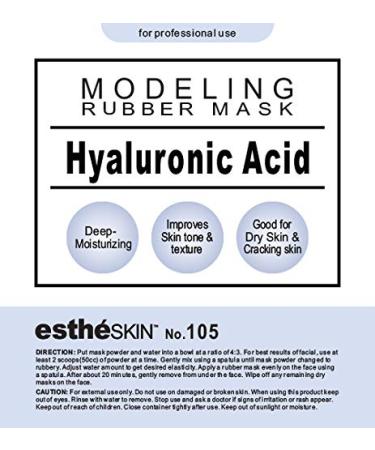 estheSKIN No.105 Hyaluronic Acid Modeling Mask Powder - 35 Oz | Professional Facial Treatment - Buy Online on GoSupps.com