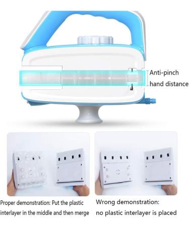 Window Cleaner Wipers Double-Side Glass Cleaner 3-Speed Adjustable Force Ultra-Strong Both Side Glass Surface Cleaning Brush Wiper Tools with Ergonomic Handle Design (Red 5 25mm) - Buy Online on GoSupps.com