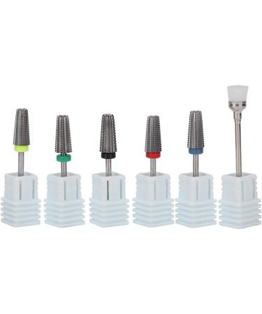 Nail Drill Bit Multifunctional Nail Drill Bit Set Nail Drill Bits Multifunctional Nail Drill Bits Tungsten Steel 5 in 1 Nail Polishing Grinding Head Manicure Tool (Stainless Stainless Steel Color - Buy Online on GoSupps.com