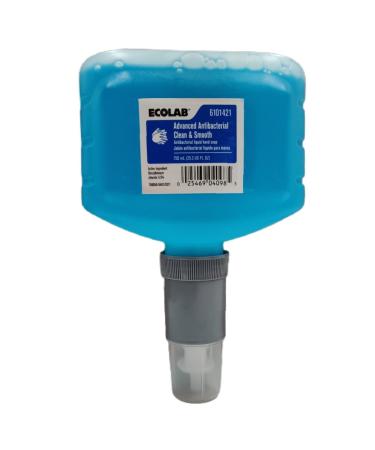 Ecolab Advanced Antibacterial Clean & Smooth Liquid Hand Soap - 750 ML