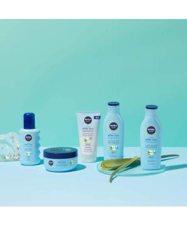 NIVEA SUN Hydrating Aftersun Balm (1 x 300 ml) Moisturizing Body Balm with Organic Aloe Vera for Intense and Long Lasting Hydration - Buy Online on GoSupps.com