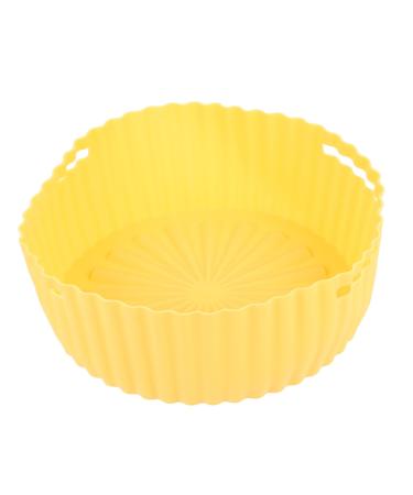 Zerodeko Accessory Reusable Pad Non-Stick - Silicone Household for Liner Food Supply Yellow 19X19X7CM