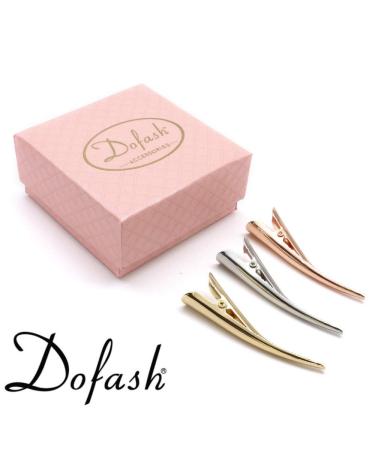 Dofash 6Pcs Small Metal Duck Billed Hair Clips - Women's Hair Accessories - Blonde+Silver+Rose Gold - Buy Online on GoSupps.com