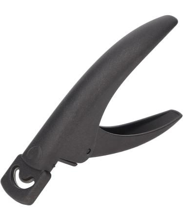 Nail Tip Cutter Stainless Steel DIY Portable False Nail Tip Clipper Adjustable for Round Nail(Black) - Buy Online on GoSupps.com