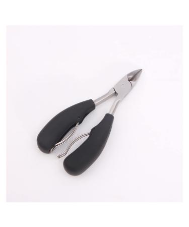SJLS Toenail Clippers for Thick Ingrown Toe Nails Heavy Duty Precision Nail Scissor (Color : Black)