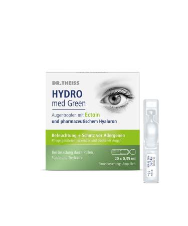 DR. THEISS Hydro med Green - eye drops for the care of itchy and dry eyes caused by pollen dust and animal hair