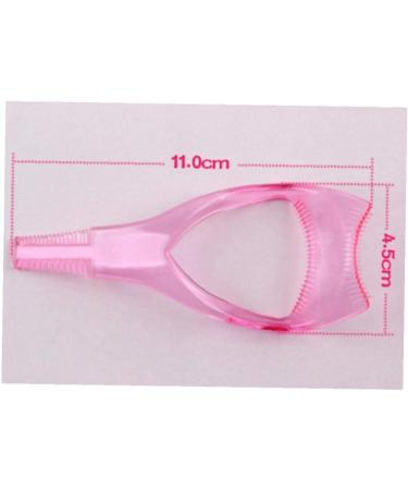 3 in 1 Eyelashes Tools Mascara Shield Applicator Guard Eyelash Guide for Makeup Clear Plastic Eyelash Card for WoMale Girls Pink - Buy Online on GoSupps.com