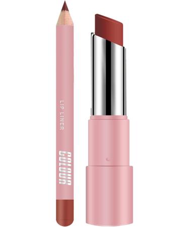 Tinted Lip Balm - Nourishing Lipstick | Nourishing and Plumping Non-Sticky Matte Lip Balm for Young Women Night and Cold Winter - Buy Online on GoSupps.com