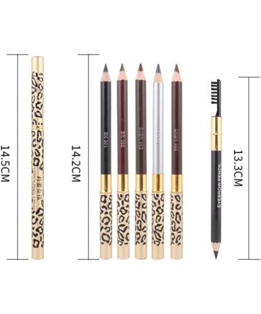 Beavorty 2pcs Black Eyeliner Brown Eyeliner Eye Brow Brush Eyebrow Pencil Makeup Tools Bicuspid Miss Picture 2 - Buy Online on GoSupps.com