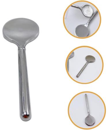 Didiseaon Eye Cream Stick Cosmetic Spoon Tools for Skincare Beauty Scoop Make up Spoon Spoon Moisturizer Applicator Spoon Makeup Spoon Round Head Zinc Alloy Product 5.00X1.50X0.30CM Silver - Buy Online on GoSupps.com