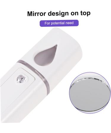 FOMIYES 3 pcs Nano Spray Mirrorwhite Portable Sprayer Steamer Handheld with Face Moisturizing Mini Device 10.5*3cmx3pcs Whitex3pcs - Buy Online on GoSupps.com