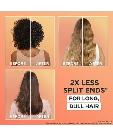  Garnier Garnier Fructis Nourishing Hair Mask for Long Damaged Hair Enriched with Vitamins C E and F. Vitamin C No Artificial Colors Vegan 390 ml - Buy Online on GoSupps.com