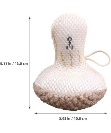 Beaupretty Cute Facial Sponge Mushroom Design Face Washing Scrubber Face Cleaner Exfoliating Sponge for Girls Women - Buy Online on GoSupps.com