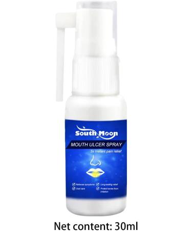 Mund Ulcers Spray - 30ml Mouth Spray for Gum Pain Relief | Refreshing Mint Taste | Fast-Acting Relief for Women and Men - Buy Online on GoSupps.com