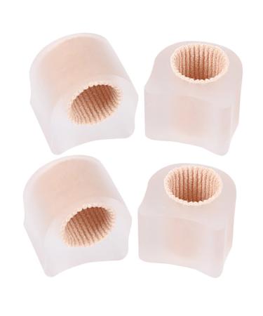 Hemoton 2 Pairs Toe Splitter Mens Gel Tools for Men Thumb Spica Splint Toe Spacers for Feet Men Comfortable Toes Separators Big Toe Separator Women Toe Spacer Toes Spacers Hammer Toe Cover As Shown 2.7x2.2cm