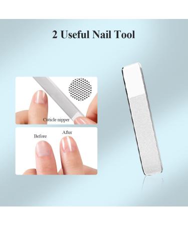 TOUCHBeauty Electric Nail Drill Cordless - 12 in 1 Professional Manicure Pedicure Kit for Acrylic Gel Nails - Rechargeable Electric Nail File Machine - Silver - Buy Online on GoSupps.com