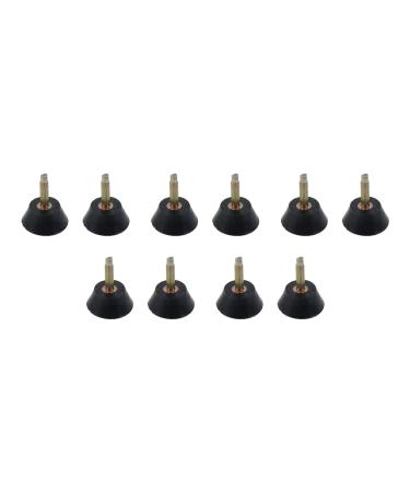 UTALIND 5 Pairs Round High Heel Tip Replacement Dowels High Heel Repair Pins for Women  High Heel Repair Tool Stiletto Repair Heel Caps Dowels  3mm Metal Pins Black