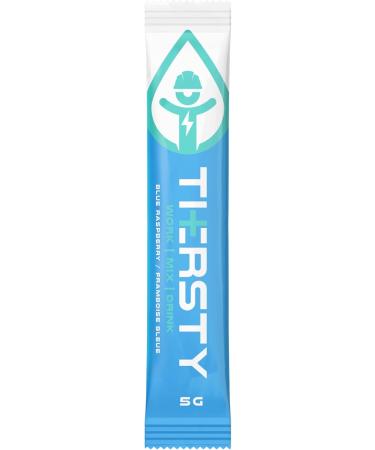 Thersty Electrolyte Powder ZERO Sugar Electrolyte Packets Designed for Rapid Hydration All Natural Ingredients and Trusted by the World s most Demanding Insustries 40 Servings - Blue Raspberry - Buy Online on GoSupps.com