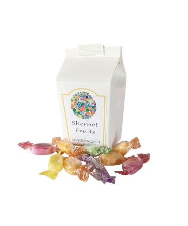 Personalized Customise With Your Own Message or Image 300g Carton of Sherbet Fruits Sweets