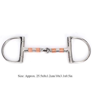 Snaffle Bit Stainless Steel Bit Snaffle Horse Tool All Purpose Ring Snaffle Bit Mouth with Copper Amp SS Rollers - Buy Online on GoSupps.com