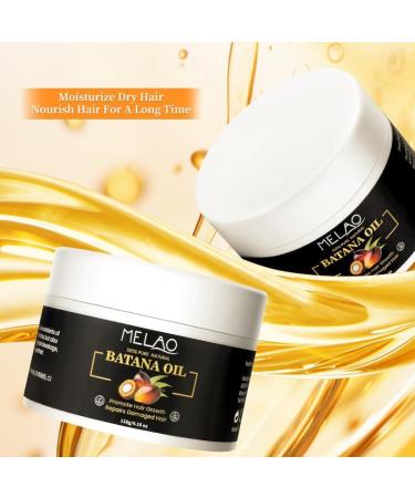 Oil Pure - 100% Raw Batana Oil for Hair Growth - Promotes Hair Regrowth and Repairs Damaged Hair - Veganic Natural Hair Growth Oil (1) - Buy Online on GoSupps.com