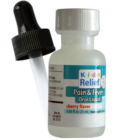 Kids Relief Pain & Fever Homeopathic Oral Liquid - 0.85 fl oz - Buy Online on GoSupps.com