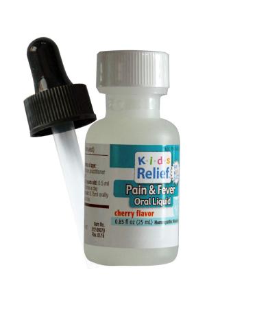 Kids Relief Pain & Fever Oral Solution 0.85oz - Fast-Acting Relief for Children - Buy Online on GoSupps.com