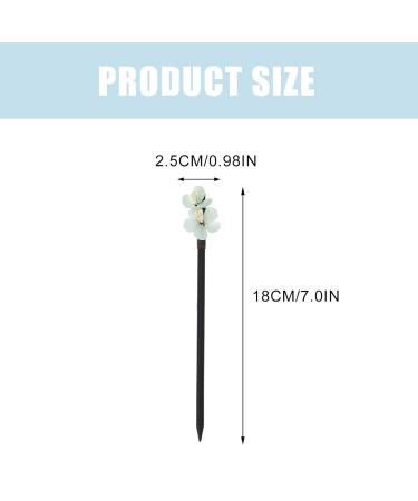 Buy Lurrose Vintage Japanese Retro Wooden Hair Sticks - Classic Hairpin for Elegant Hairstyles | International Shipping Available - Buy Online on GoSupps.com