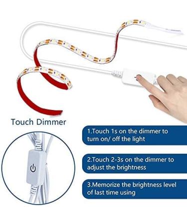 LED Sewing Machine Light Strip with Touch Dimmer & USB Adapter - 18 Light 6500K Cold White - 1 Pack - Buy Online on GoSupps.com