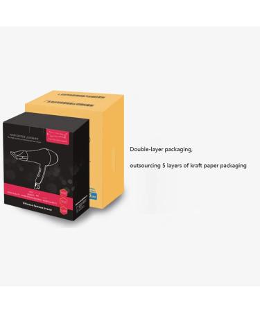 Professional Ionic Hairdryer 1500W Hair Dryer with Air Nozzle Powerful Hairdryer Fast Drying Blow Hair-Dryer AC Motor 2 Speed and 3 Heat Cold Shot Button 2.0m Long Cable Light Quiet for Women Men - Buy Online on GoSupps.com