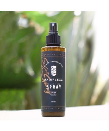 Hairplexx Sea Salt Volume Hair Spray for Men - Natural Volumizing Hair Look | Matte Finish, Mild Hold | Paraben-Free | 200ml/6.7oz - Unscented - Buy Online on GoSupps.com