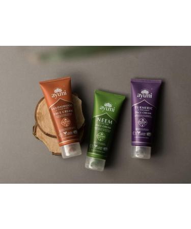 Ayumi Turmeric & Shea Butter Face Cream Vegan and Cruelty Free Dermatologically Tested 1 x 100ml - Buy Online on GoSupps.com