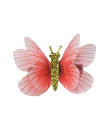 hgnxa Double-layer Butterfly Shape Hairpins Hot Girls Butterfly Hair Clip Chinese Style Ponytail Hair Clip for Woman AT5