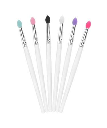 MAGICLULU 6pcs Eye Shadow Brush Make-up Eyeshadow Brush Eyeshadow Brush Kit Big Sequined Eyeshadow Brush Eyeshadow Brush for Make-up Eye Shadow Application Tool Eye Shadow Applicator 14.6x0.9cm Assorted Color