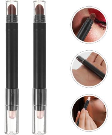 Beavorty 2pcs Eyeshadow Crayons Makeup Brush Eye Makeup Tool Eye Shadow Brush Gradient Applicator - Buy Online on GoSupps.com