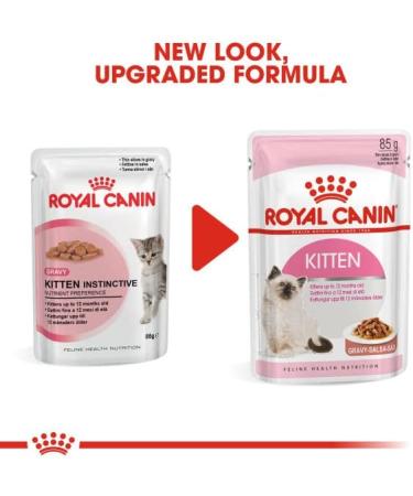 ROYAL CANIN Kitten in Gravy Wet Food 85g (Pack of 48) * Multipack * Meat 48 count (Pack of 1) - Buy Online on GoSupps.com