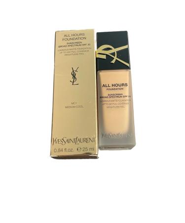 YSL All Hours Luminous Matte Foundation (MC1)