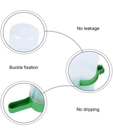 Bird Water Dispenser 4 Pcs Hanging Bird Water Bottles Automatic Bird Water Dispensers for Middle and Small Parrot Budgie Lovebirds Cockatiel Drinking Water - Buy Online on GoSupps.com